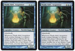 Thada Adel, Acquisitor x2 2x 2010 Worldwake Blue Legendary Creature MTG NM AZ2 - Image 1