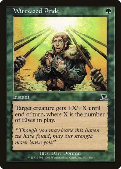 Wirewood Pride [Onslaught] Magic MTG - Image 1