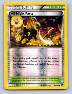 Pokemon TCG All-Night Party Reverse Holo Uncommon XY - BREAKpoint 96/122 - Image 1