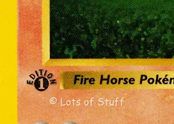 CGC 8.5 NM/MINT+ 3D 1st Edition Stamp Ponyta Base Set 1999 Pokemon 60/102 -31 - Image 2