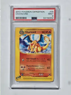 Pokemon Charizard 39/165 - PSA 9 - Image 1
