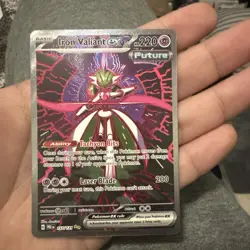 CHECK PICS🔥🔥IRON VALIANT EX #157/131 Prismatic Evolutions SIR Full Art ENG NM - Image 1