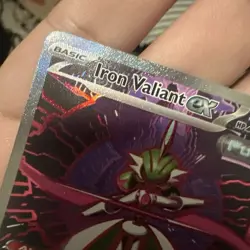 CHECK PICS🔥🔥IRON VALIANT EX #157/131 Prismatic Evolutions SIR Full Art ENG NM - Image 5