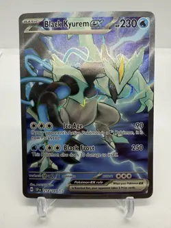 Black Kyurem EX 218/191 Surging Sparks Full Art Ultra Rare Pokemon TCG Card - Image 1