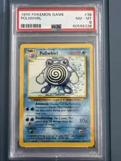 1999 Pokemon Game Poliwhirl Nm-Mt 8 - Image 1