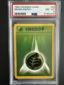 1999 Pokemon Game Grass Energy Nm-Mt 8 - Image 1