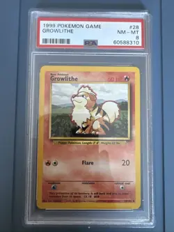 1999 Pokemon Game Growlithe Nm-Mt 8 - Image 1