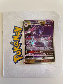Pokemon TCG Naganadel GX (Unified Minds) (160/236) Holo Ultra Rare NM - Image 1