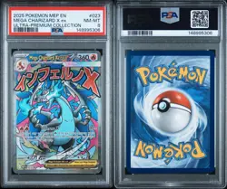 2025 Pokemon Mega Charizard X ex #023 PSA 8 Ultra Premium Collection Charizard - Image 3