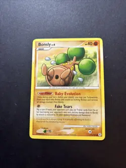 Bonsly 71/130 Diamond and Pearl Regular Pokemon TCG NM/LP - Image 1