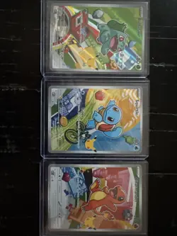 Pokemon First Partner Illustration Collection Bulbasaur Charmander Squirtle - Image 1