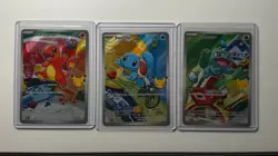 First Partner Illustration Collection Series 1 GEN 1 Starters Pokemon - Image 1