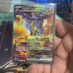 Pokemon TCG Raging Bolt EX Scarlet & Violet Temporal Forces 208/162 NM - Image 1