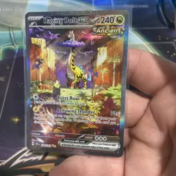 Pokemon TCG Raging Bolt EX Scarlet & Violet Temporal Forces 208/162 NM - Image 2