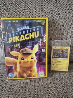 Pokemon TCG Detective Pikachu SM190 Stamped - NEW SEALED + DVD - Image 1