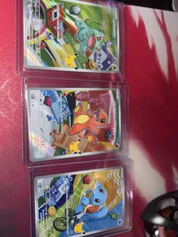 Pokemon TCG First Partner Illustration Collection Series 1 Kanto GEN 1 Starters - Image 1