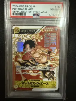 Portgas.D.Ace (Serial Numbered) OP07-119 One Piece Promotion Cards Foil - Image 1