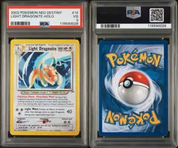 PSA 3 2002 Pokemon Neo Destiny #14 Light Dragonite Holo - Image 3