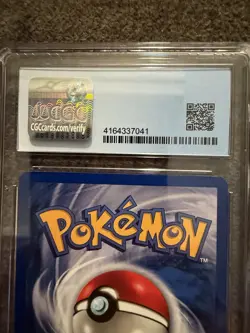 CGC 9 MINT Nidoking 11/102 Holo 1999 Pokemon Base Set - Image 5
