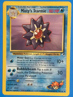 Misty's Starmie 56/132 Uncommon LP | Pokemon Gym Heroes - Image 1