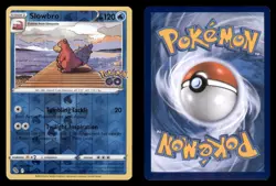 Slowbro 020/078 Uncommon Pokemon GO Pokemon TCG Reverse Holo NM - Image 3