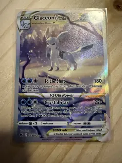 Glaceon VStar GG40/GG70 Crown Zenith Full Art Ultra Rare Pokemon TCG English - Image 1