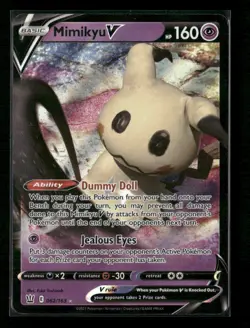 Mimikyu V SWSH05: Battle Styles #062/163 Pokemon Ultra Rare - Image 1