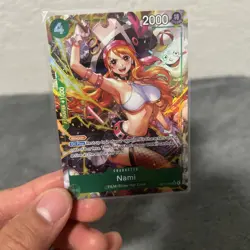 Nami (Alternate Art) OP14-031 The Azure Sea's Seven Foil Creatures One Piece - Image 1