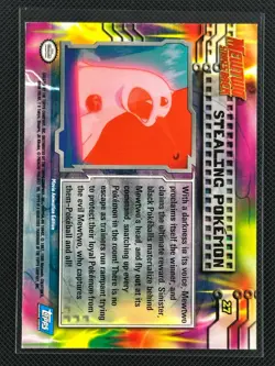 Stealing Pokemon #27 Topps The First Movie Trading Cards Pokemon Near Mint - Image 2