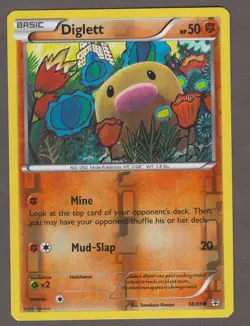 Diglett 38/83 Generations 2016 Common Pokemon Card NM - Image 1