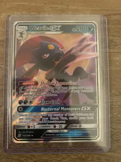 Weavile GX 132/236 Unified Minds Pokemon Card TCG Trading Card - Image 3