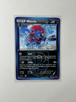 Weavile 66/116 - Rare - Plasma Freeze Pokemon TCG Card LP+ - Image 2