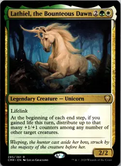 Lathiel, the Bounteous Dawn R Commander Legends 285 NM - Image 1