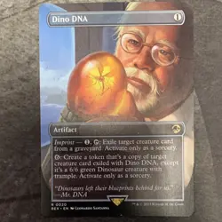 Wizards of the Coast Dino DNA Rare Artifact Borderless Jurassic Santanna 20 - Image 1