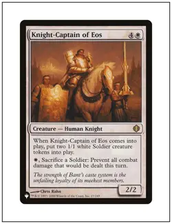 1x Knight-Captain of Eos, Mystery Booster / The List, Magic MTG NM - Image 1