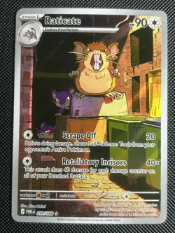 Raticate 099/088 Holo Illustration Rare Perfect Order Pokemon NM - Image 1