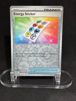 Energy Sticker 159/165 Uncommon 151 Pokemon Reverse Holo Near Mint - Image 1