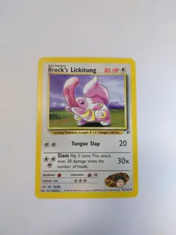Pokemon TCG - Brock's Lickitung 41/132 Gym Heros 2000 Vintage NM - Image 1