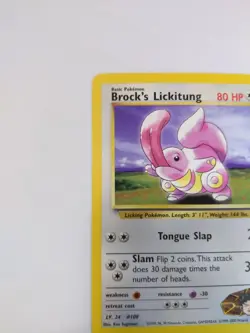 Pokemon TCG - Brock's Lickitung 41/132 Gym Heros 2000 Vintage NM - Image 3