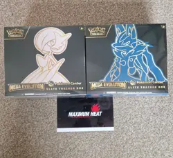 Pokemon TCG Mega Evolution Pokemon Center ETB Lucario & Gardevoir Sealed - Image 1
