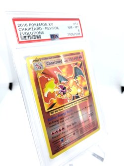 Pokemon TCG Charizard 11/108 Reverse Holo XY Evolutions PSA 8 2016 NM-MINT - Image 2