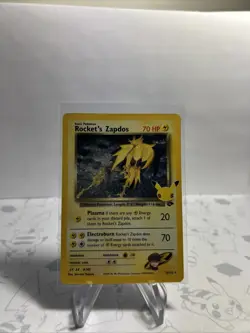 Rocket's Zapdos 15/132 - Celebrations: Classic Collection Pokemon TCG Holo - NM - Image 1