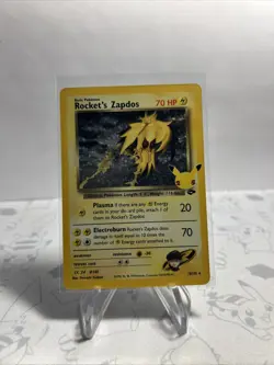 Rocket's Zapdos 15/132 - Celebrations: Classic Collection Pokemon TCG Holo - NM - Image 2