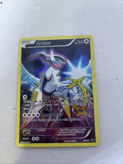 2016 Pokemon TCG XY Black Star Promos Arceus XY116 Full Art Promo - Image 1