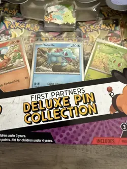 Pokemon Ascended Heroes First Partners Deluxe Pin Collection Box - Sealed New! - Image 4
