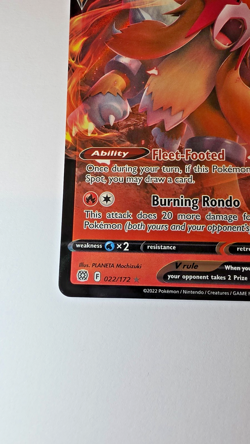 Entei V 022/177 Prize Pack Series 3 Play Pokemon Stamped Holo - Image 4
