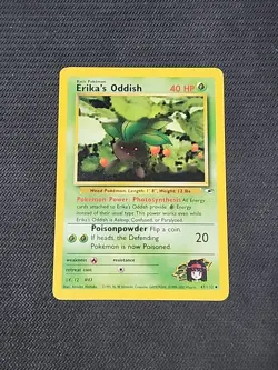 Pokemon Gym Heroes "Ericka's Oddish" 47/132 / Uncommon / Near Mint - Image 1