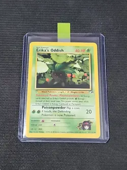 Pokemon Gym Heroes "Ericka's Oddish" 47/132 / Uncommon / Near Mint - Image 4