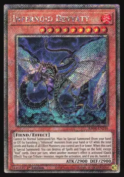 Infernoid Devyaty - RA04-EN248 - Platinum Secret Rare - 1st Edition Yugioh - Image 1