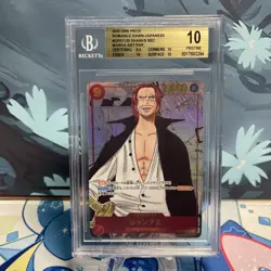 One Piece Shanks | OP01-120 | Japanese | Manga SEC Alt Art Original | BGS 10 - Image 1
